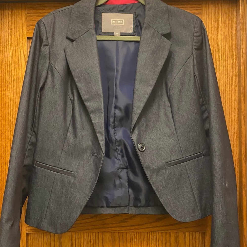 Merona Women's Dark Gray Blazer
